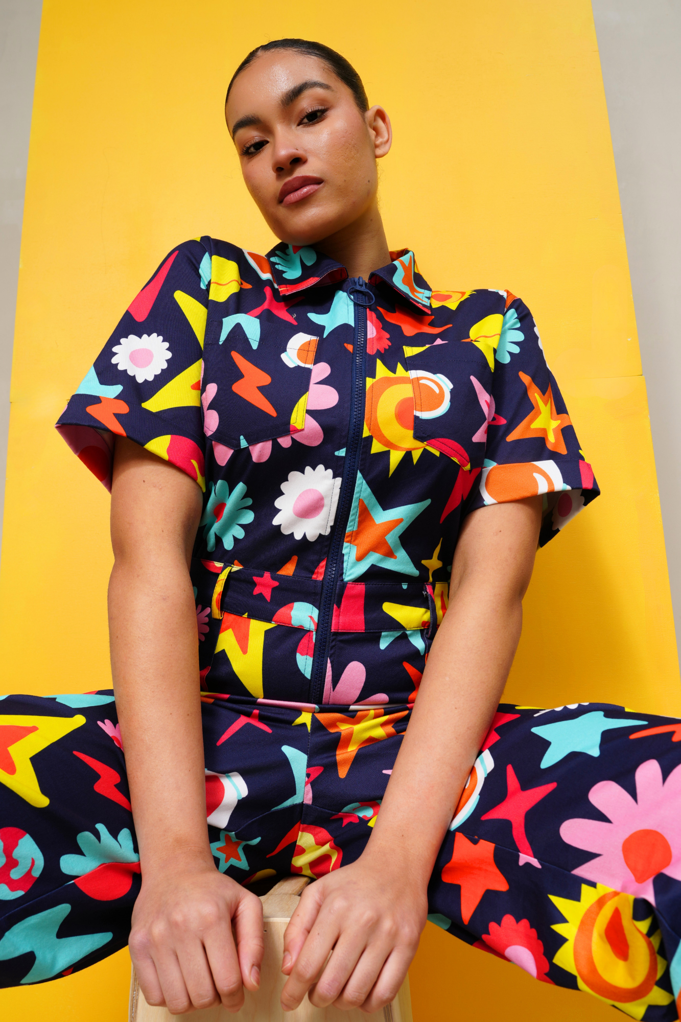 Floral Universe Jumpsuit - New Cut