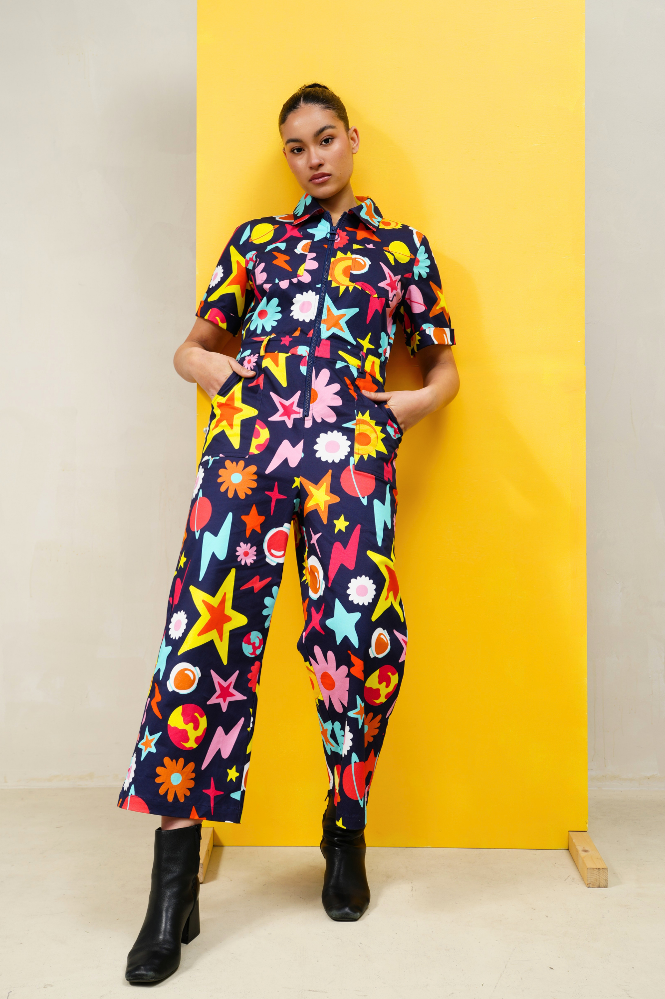 Floral Universe Jumpsuit - New Cut