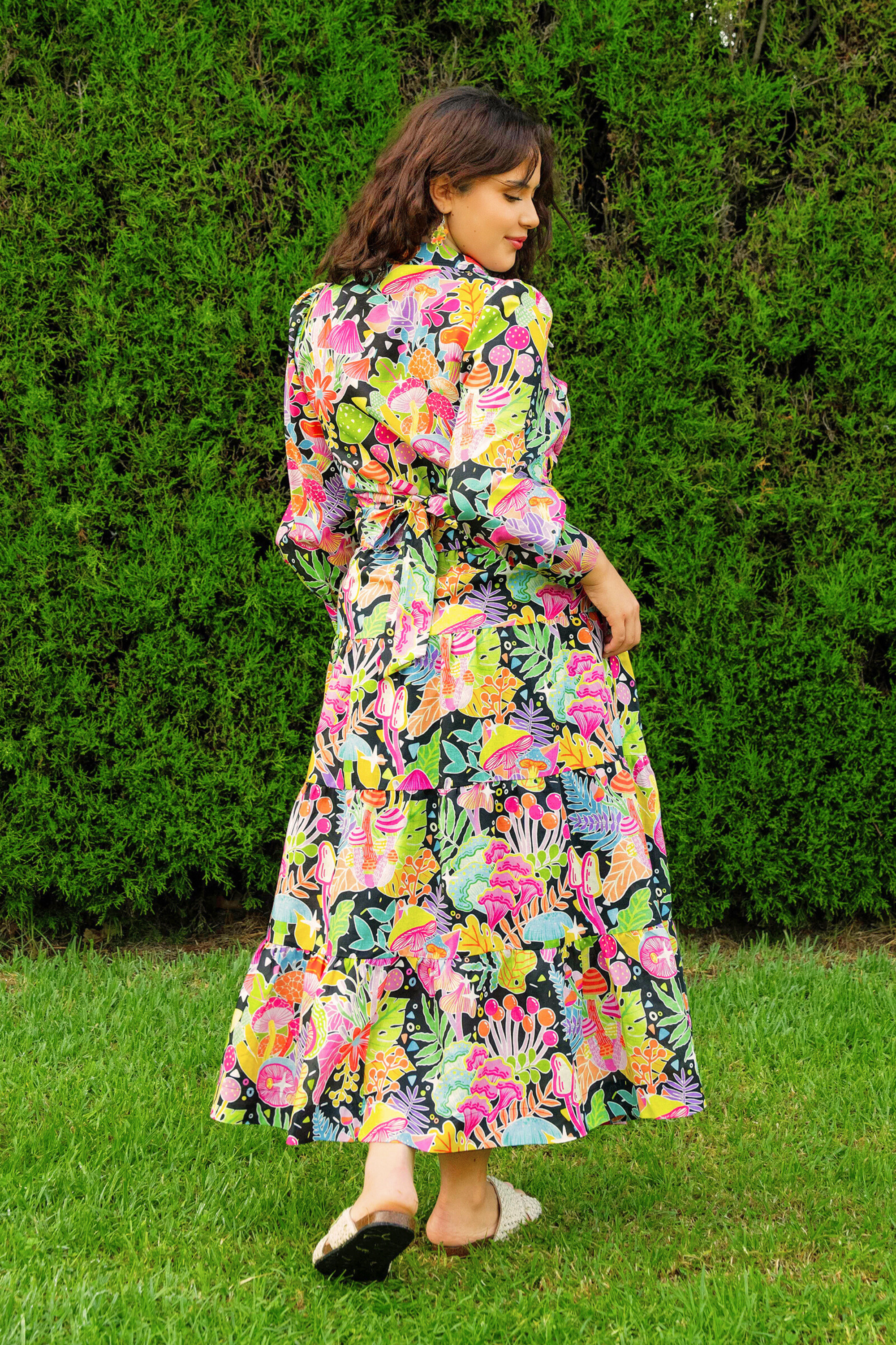 Once Upon a Time Linen Cotton Maxi Skirt