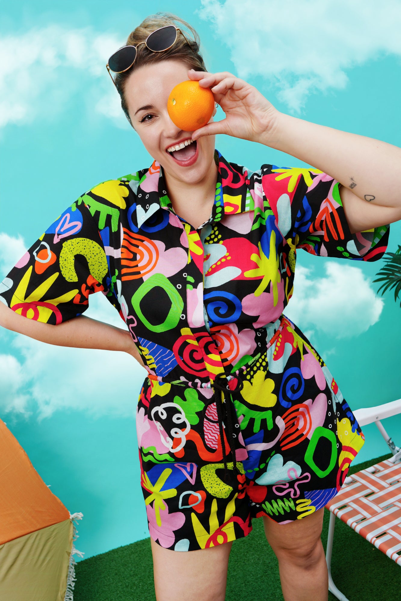 Playground Playsuit Black