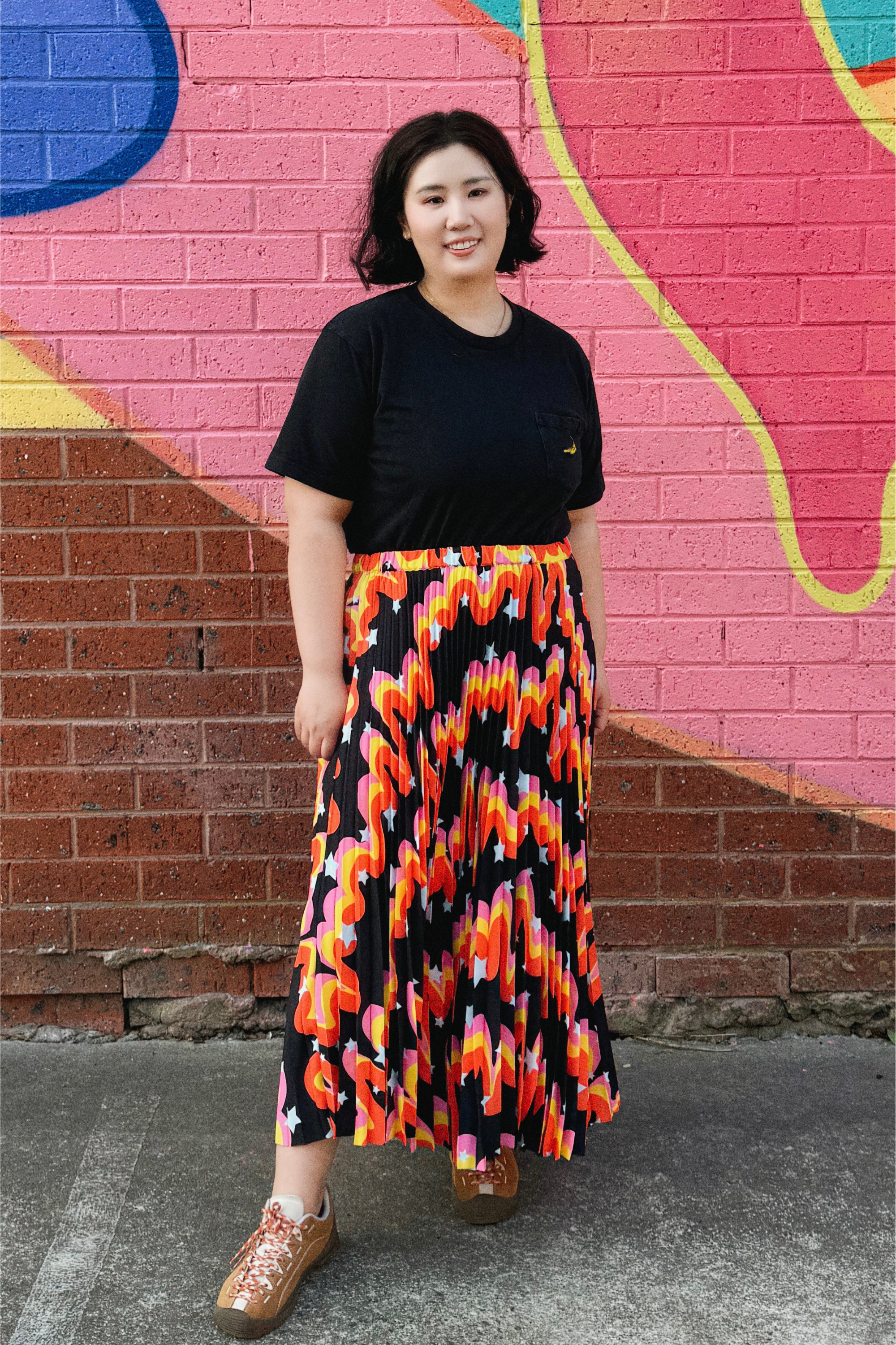 Popping Candy Pleated Skirt