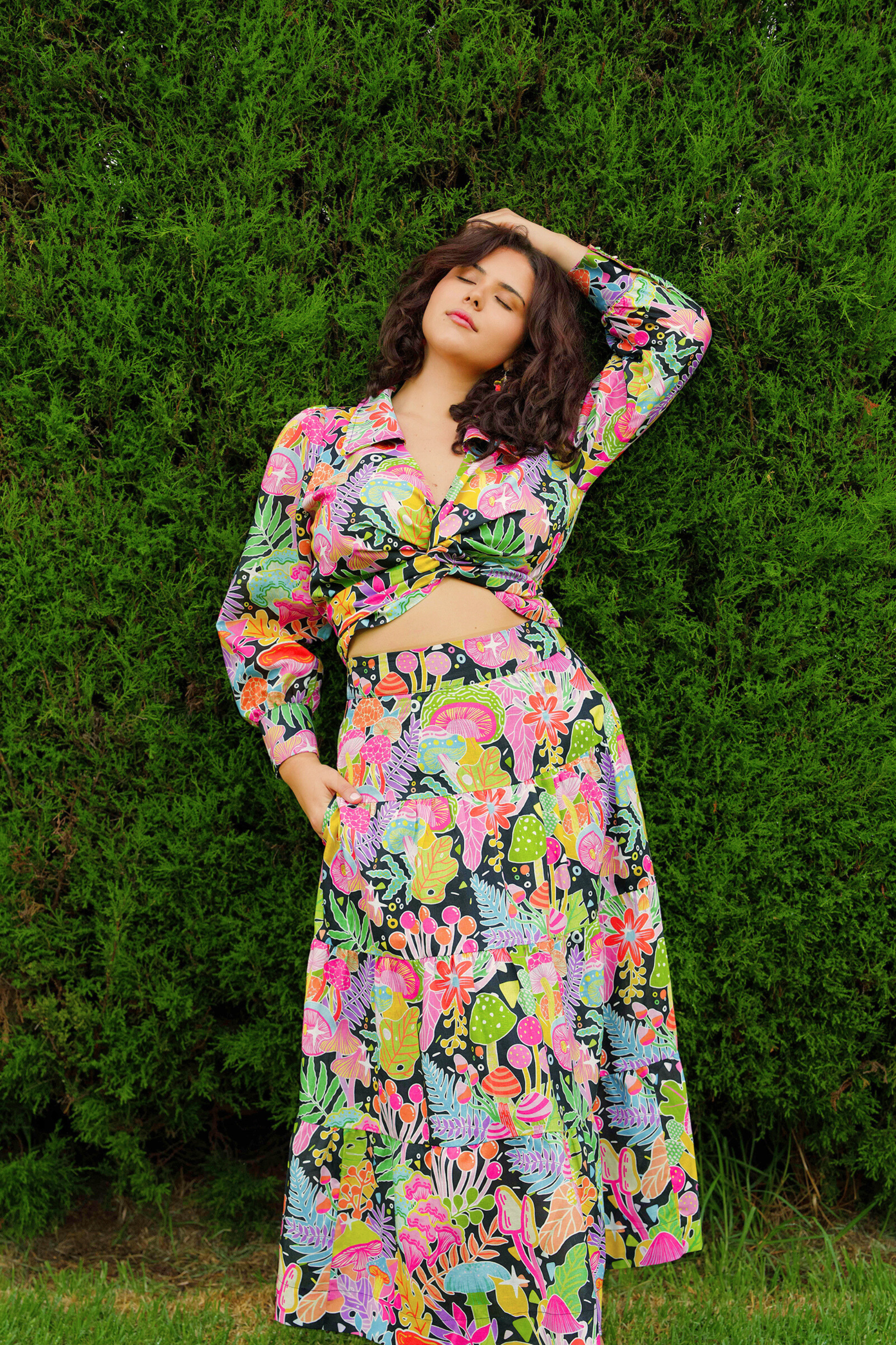 Once Upon a Time Linen Cotton Wrap Shirt