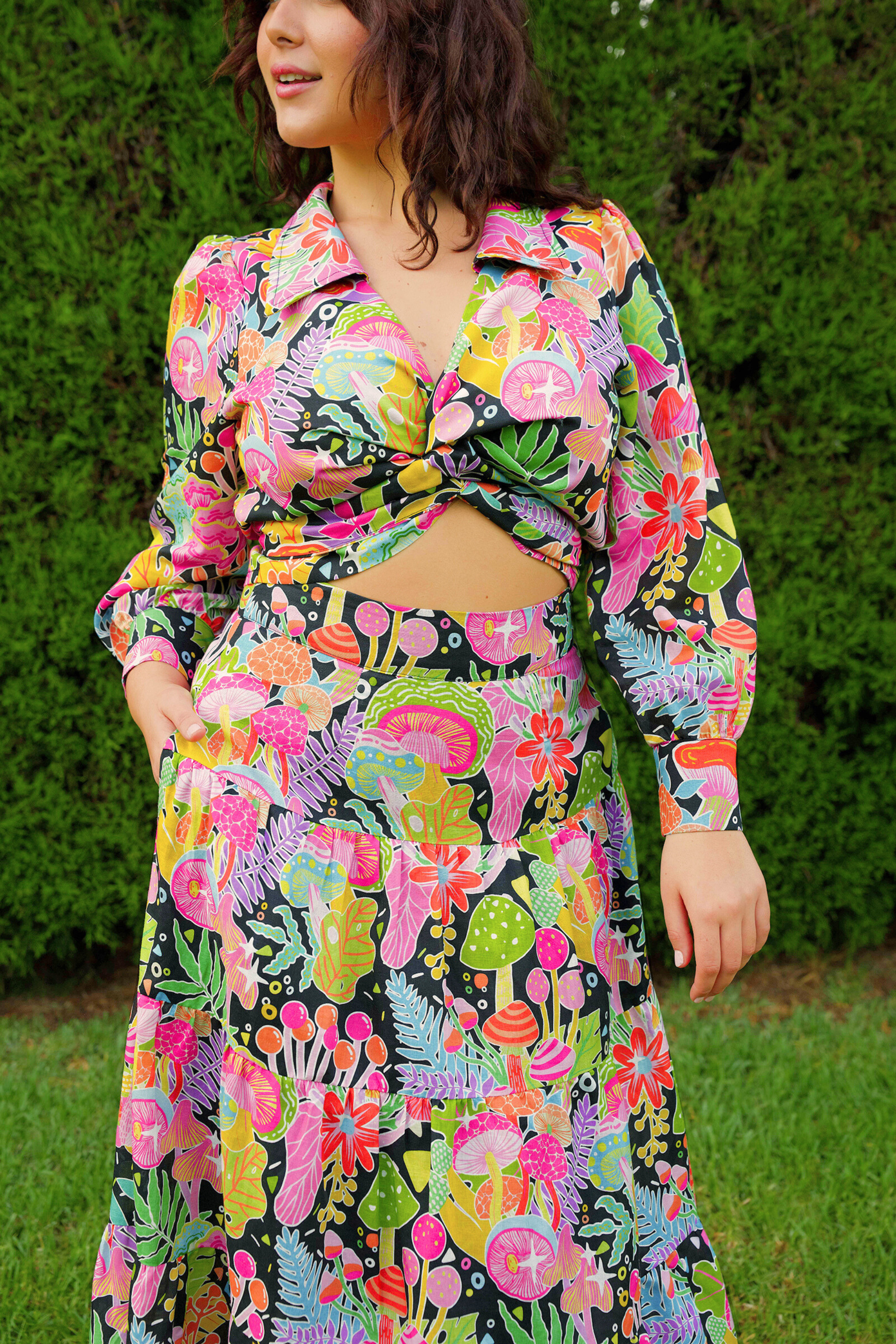 Once Upon a Time Linen Cotton Wrap Shirt