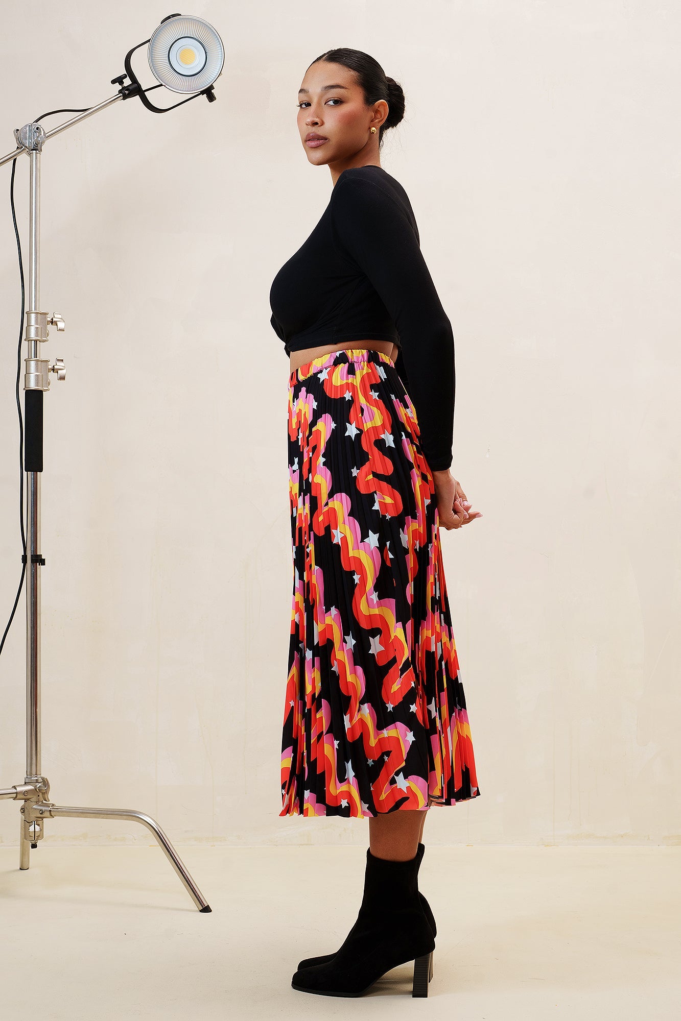Popping Candy Pleated Skirt