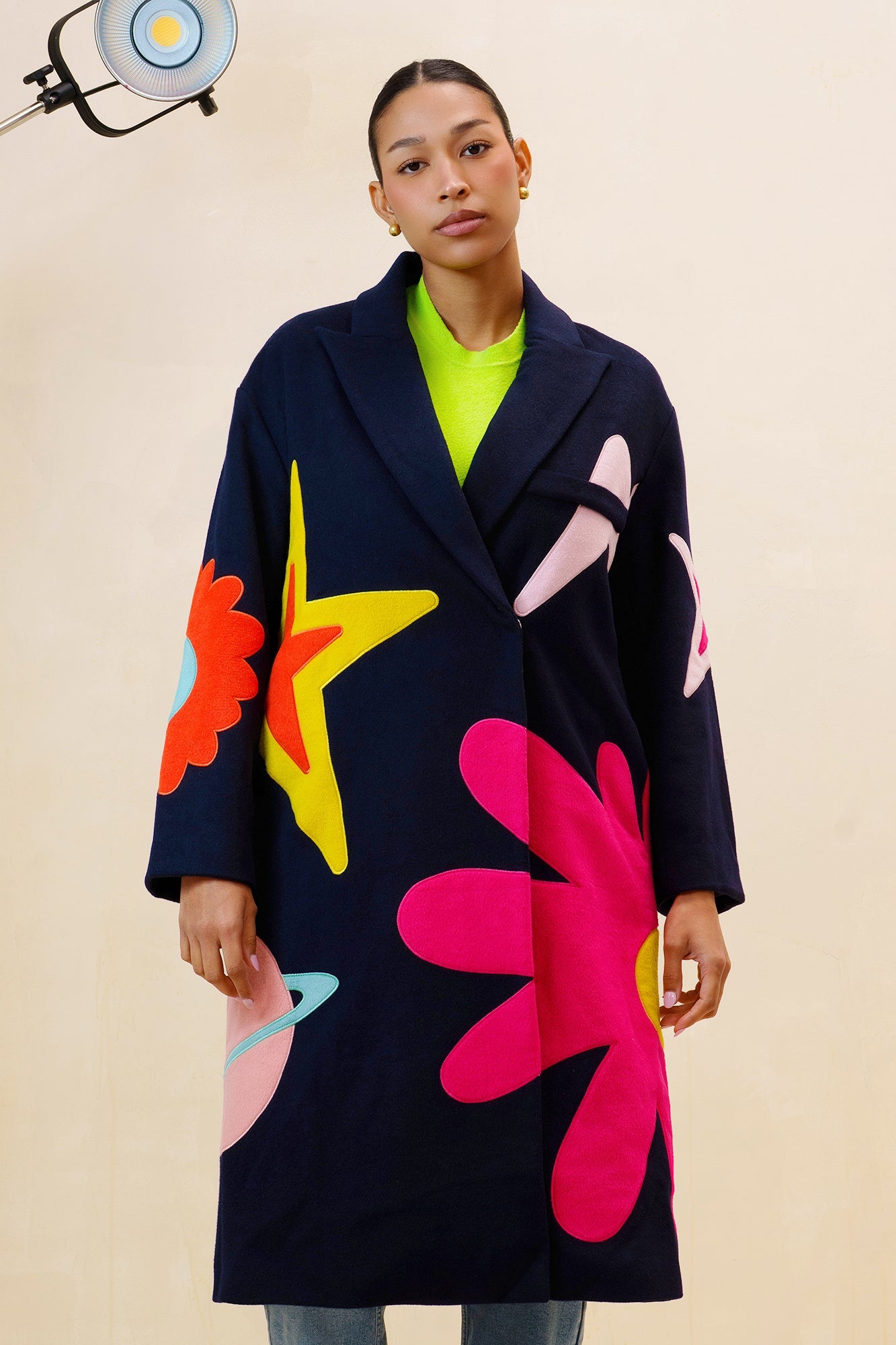 Floral Universe Coat