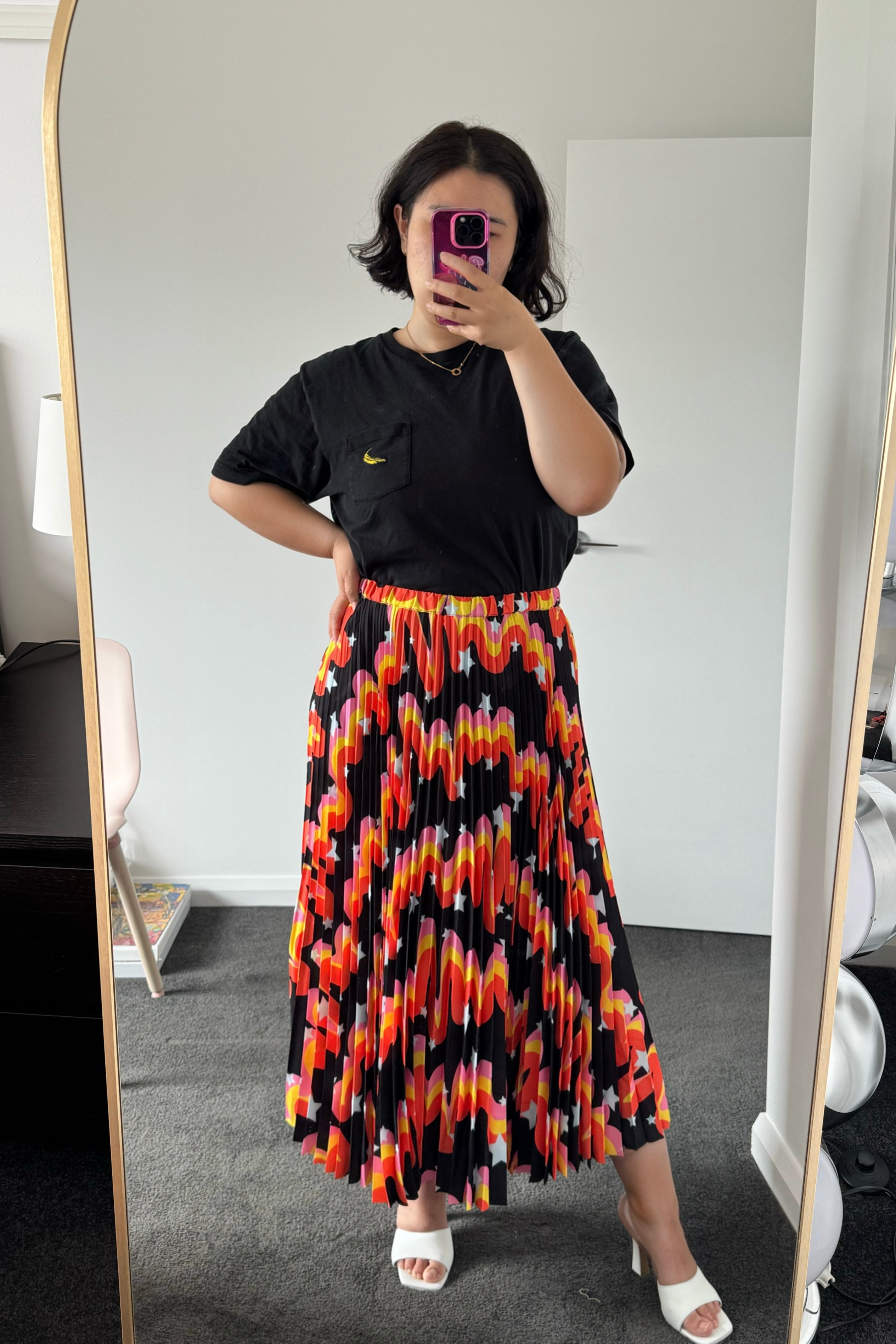 Popping Candy Pleated Skirt