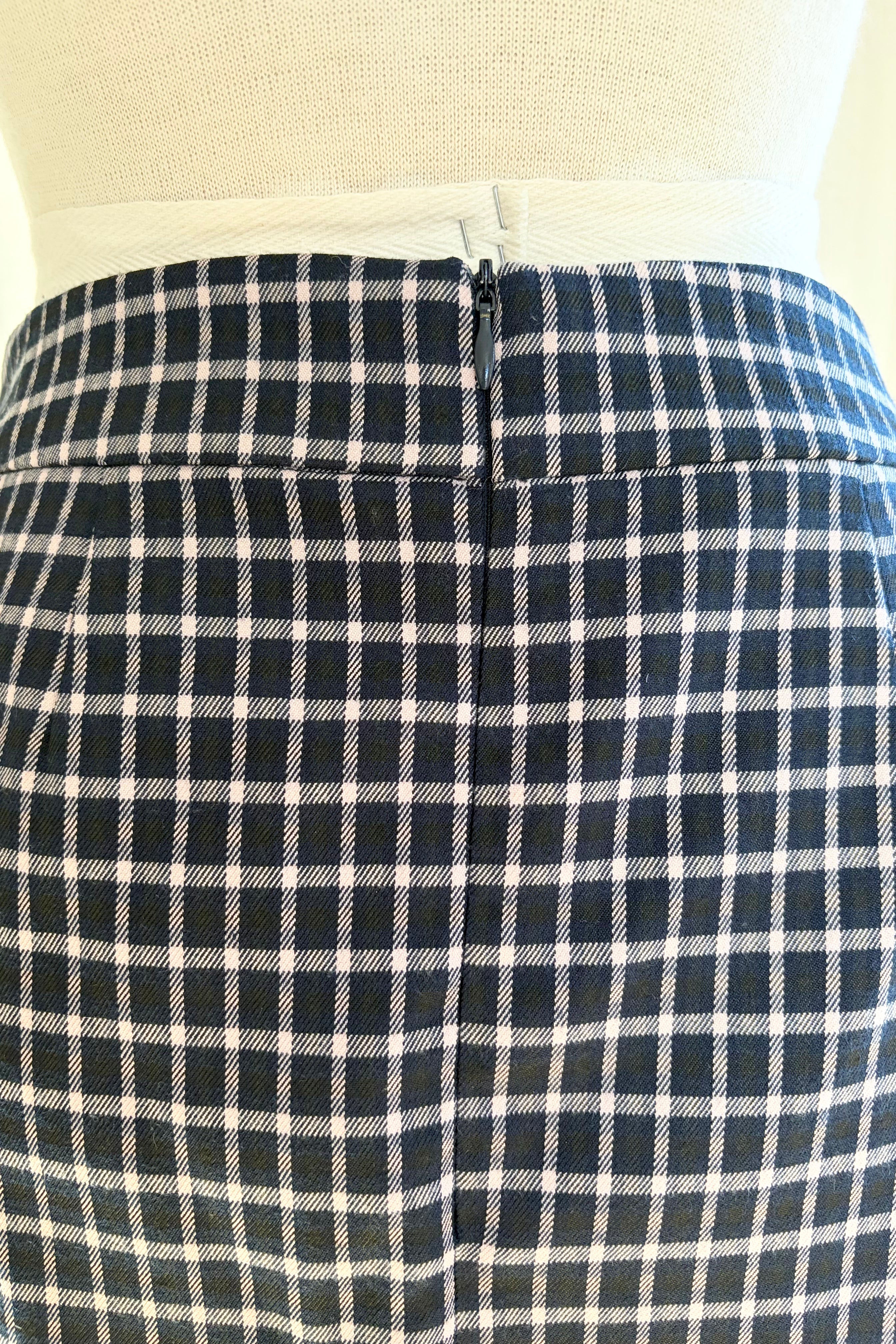 Check Jacquard Skirt - Archive AU 8-10