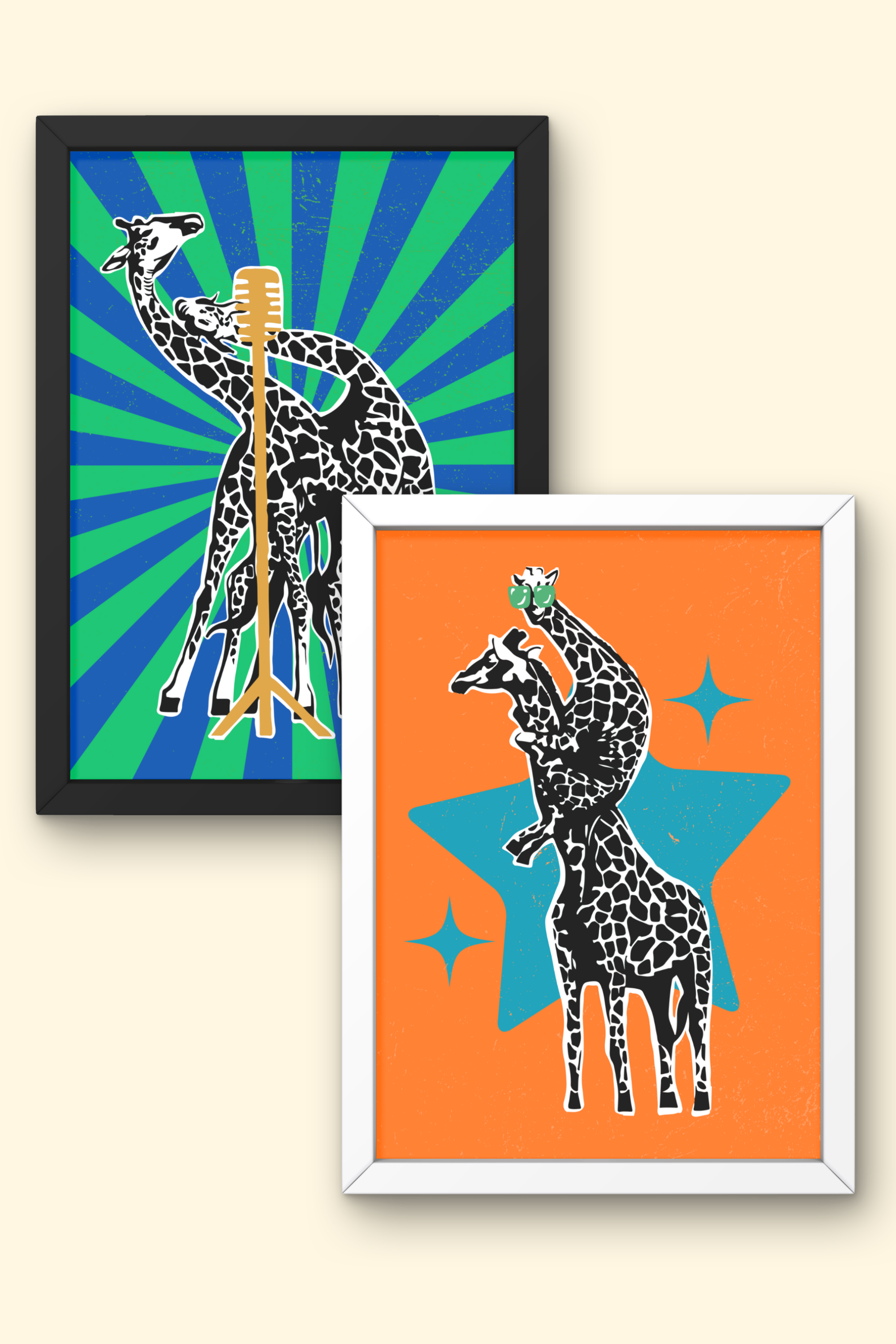 Giraffe-Topia Art Print Bundle