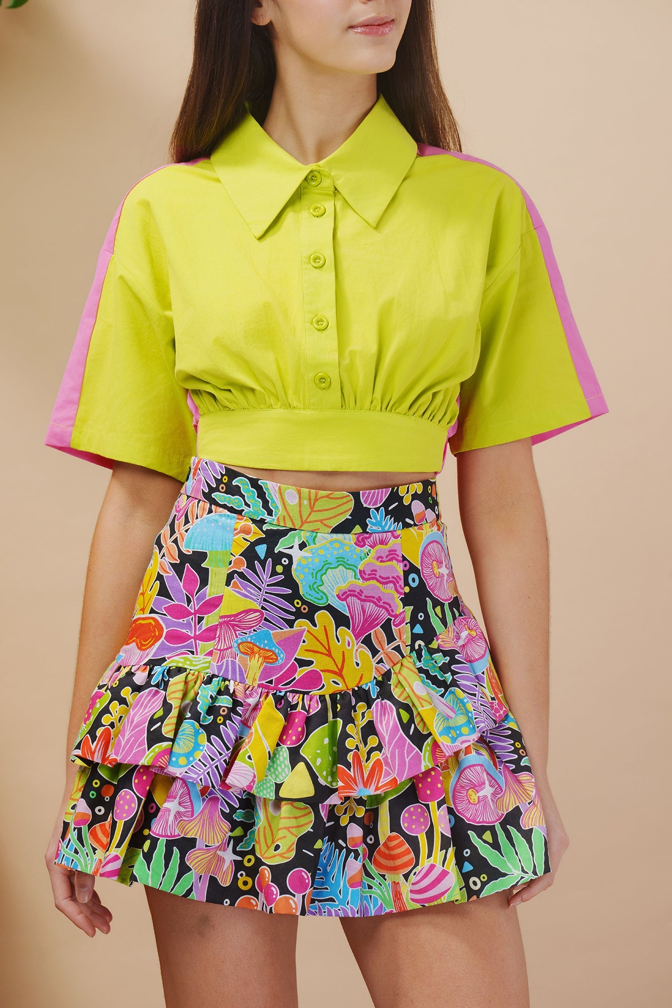 Once Upon a Time Linen Cotton Skirt