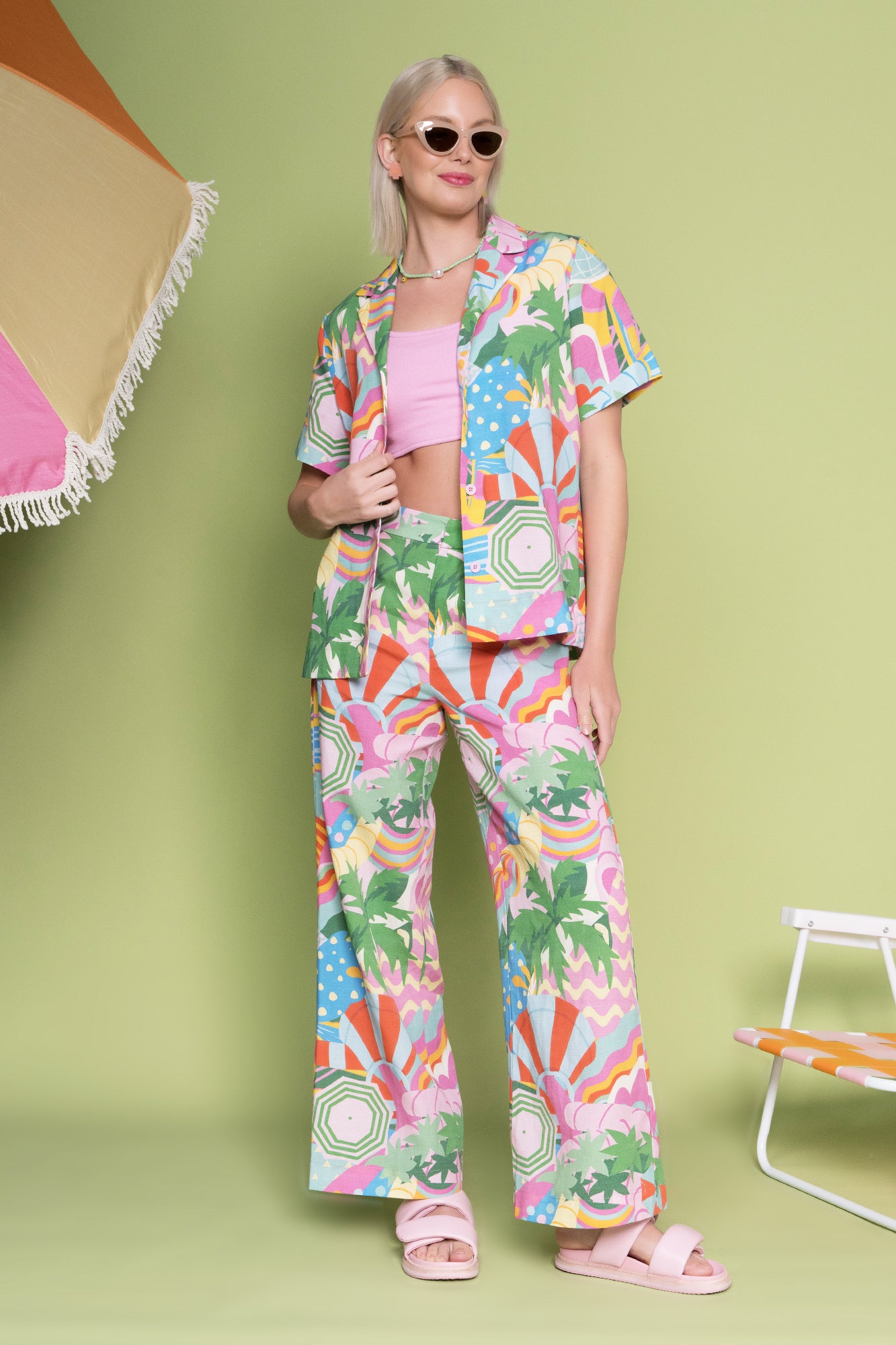 Wet N Wild Linen Blend Pants