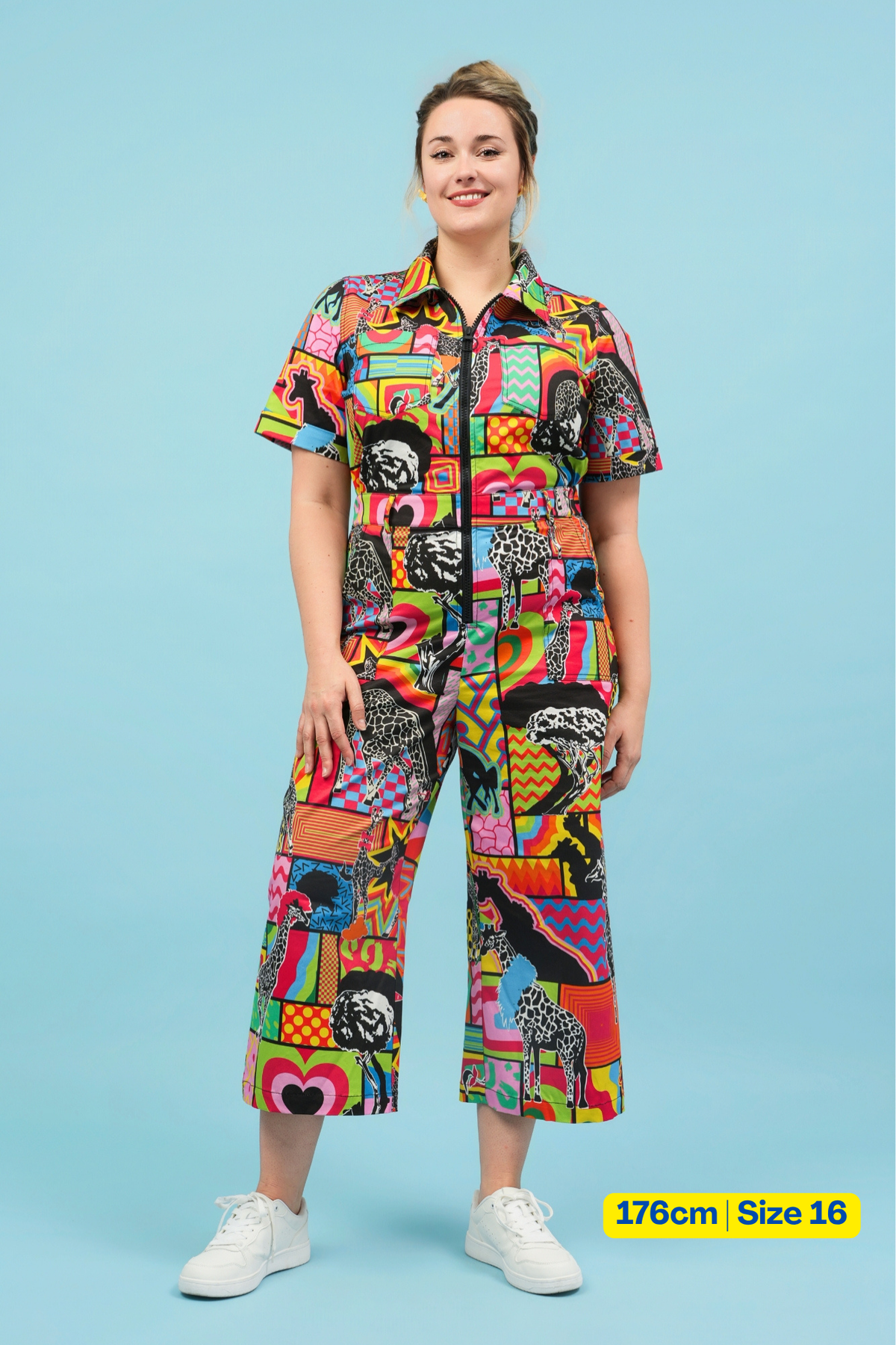 Giraffe-Topia Jumpsuit - Cropped Fit