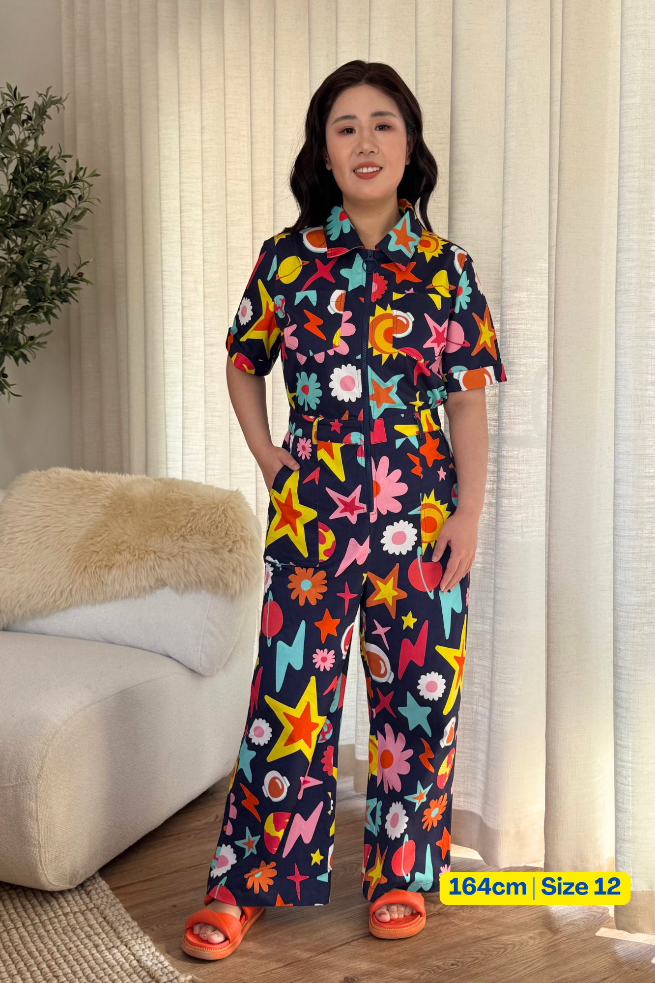Floral Universe Jumpsuit - New Cut
