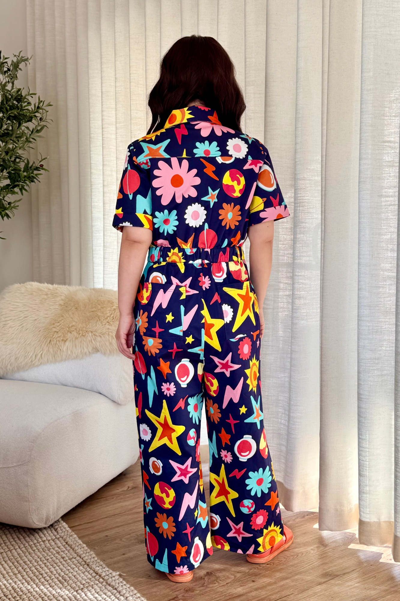 Floral Universe Jumpsuit - New Cut