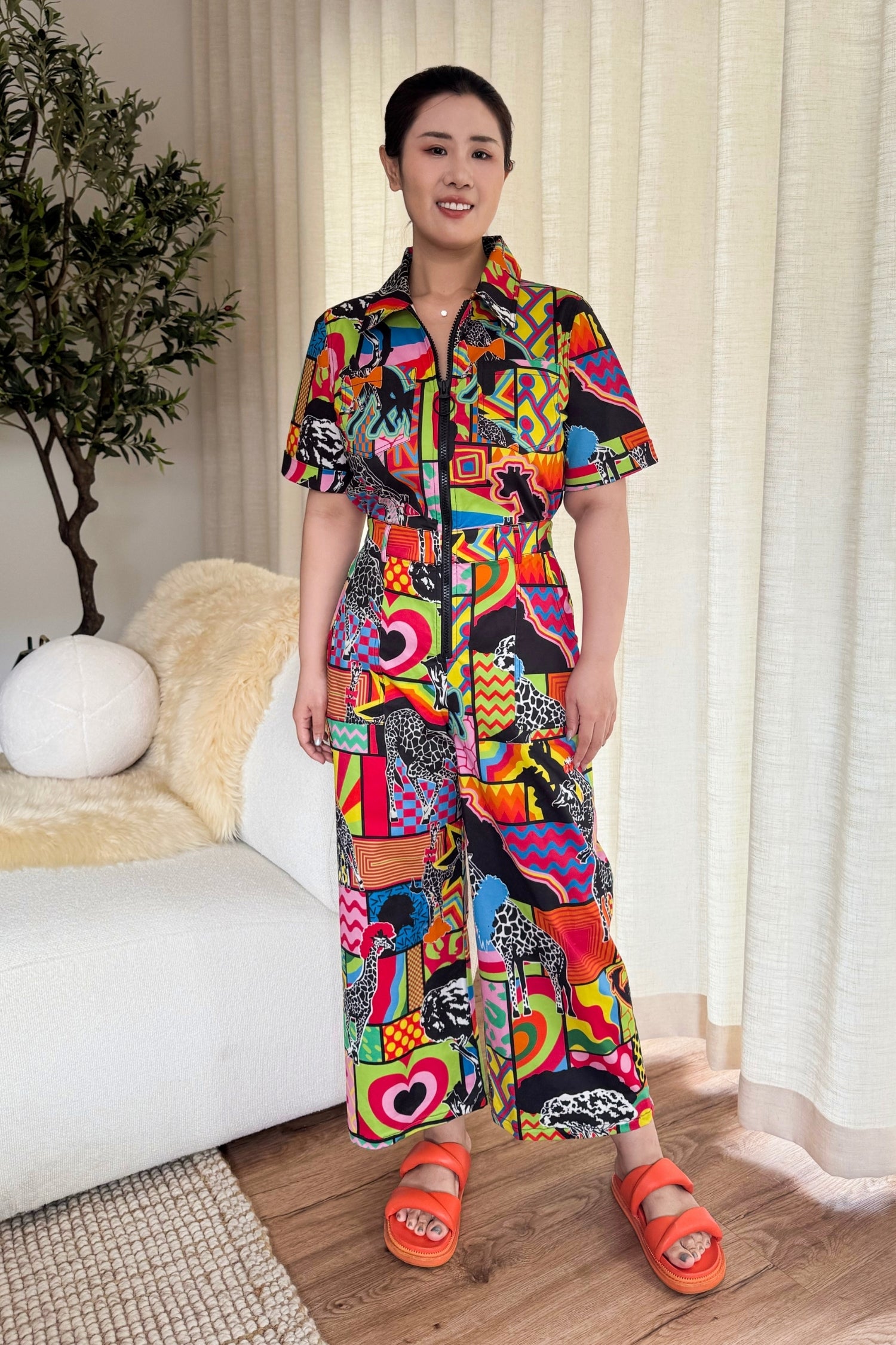 Giraffe-Topia Jumpsuit