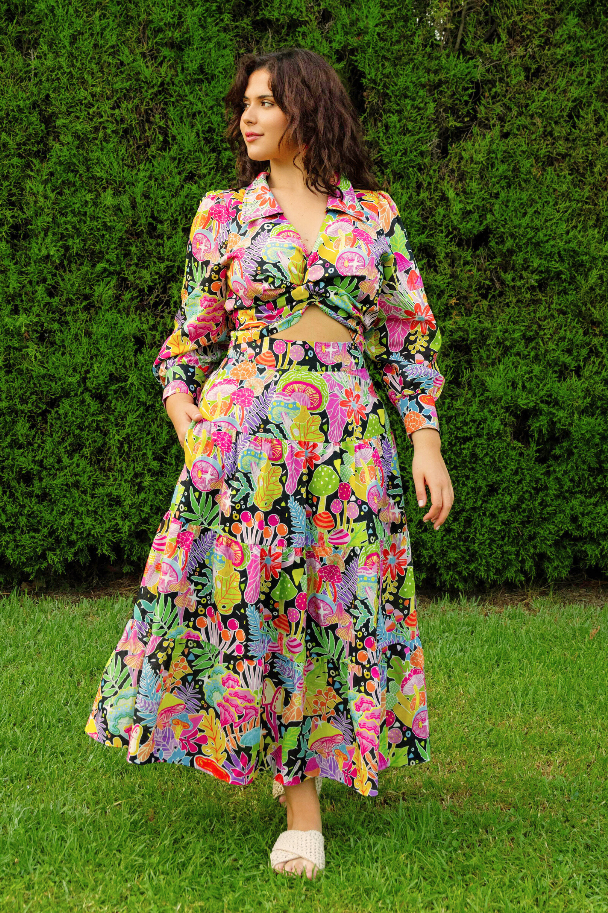 Once Upon a Time Linen Cotton Wrap Shirt