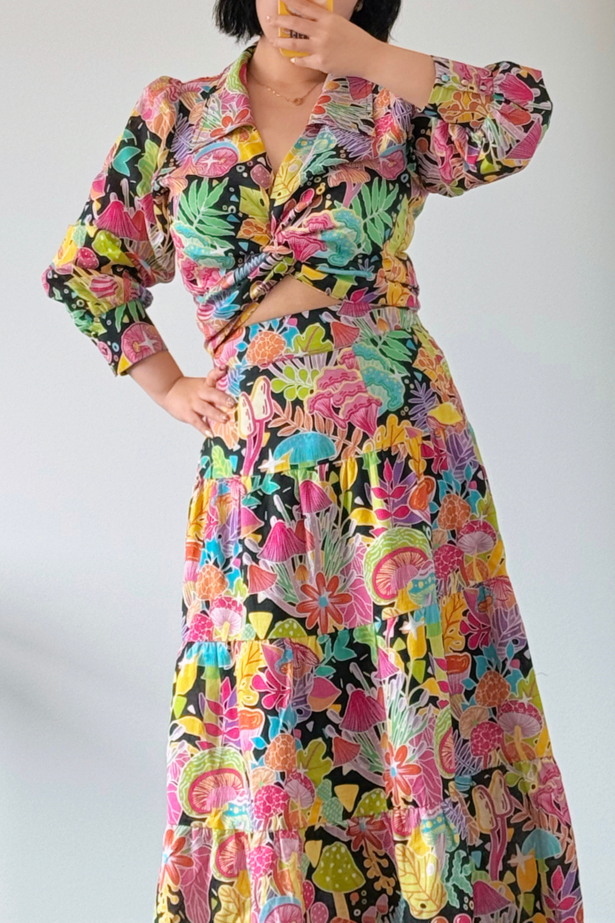 Once Upon a Time Linen Cotton Wrap Shirt