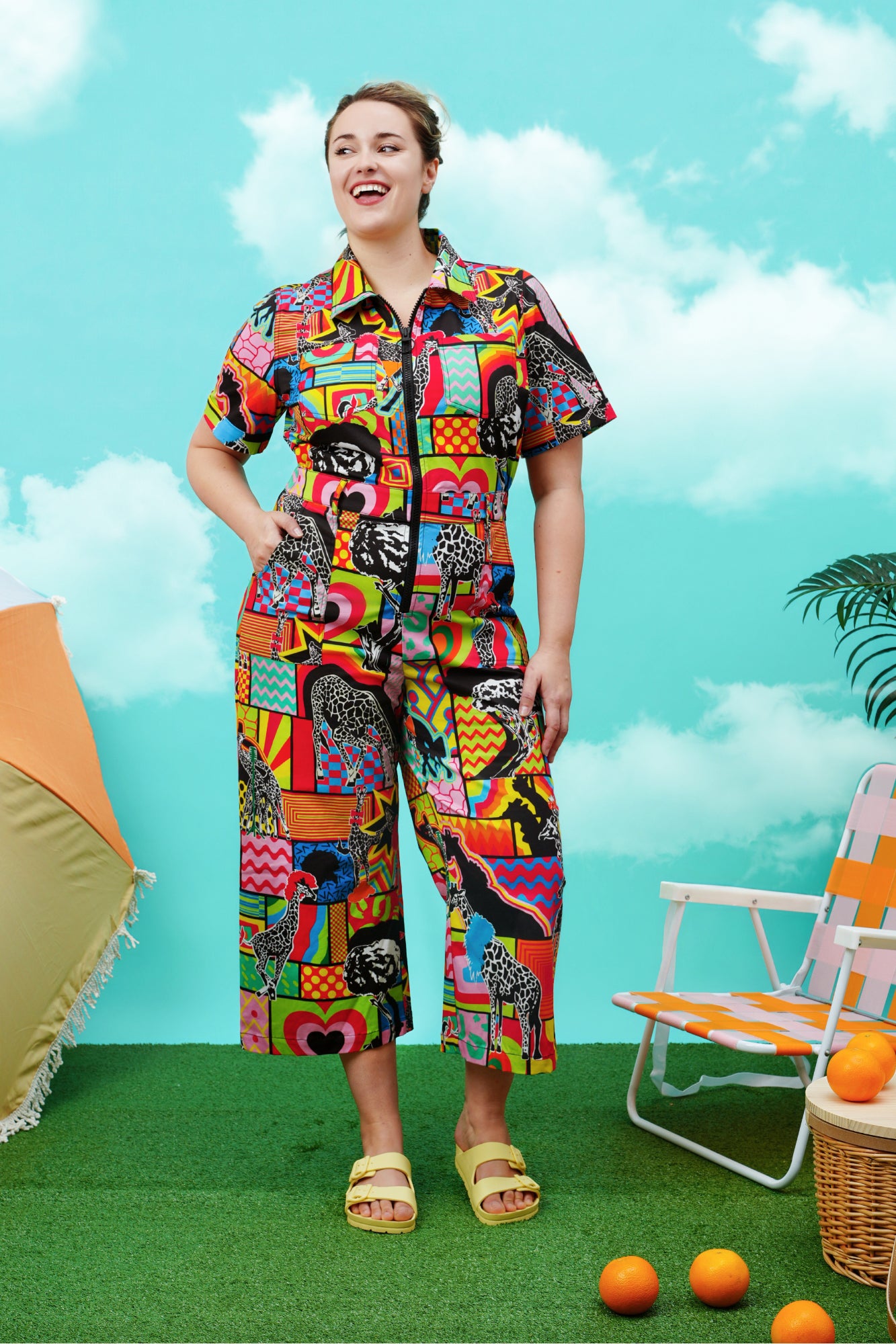 Giraffe-Topia Jumpsuit
