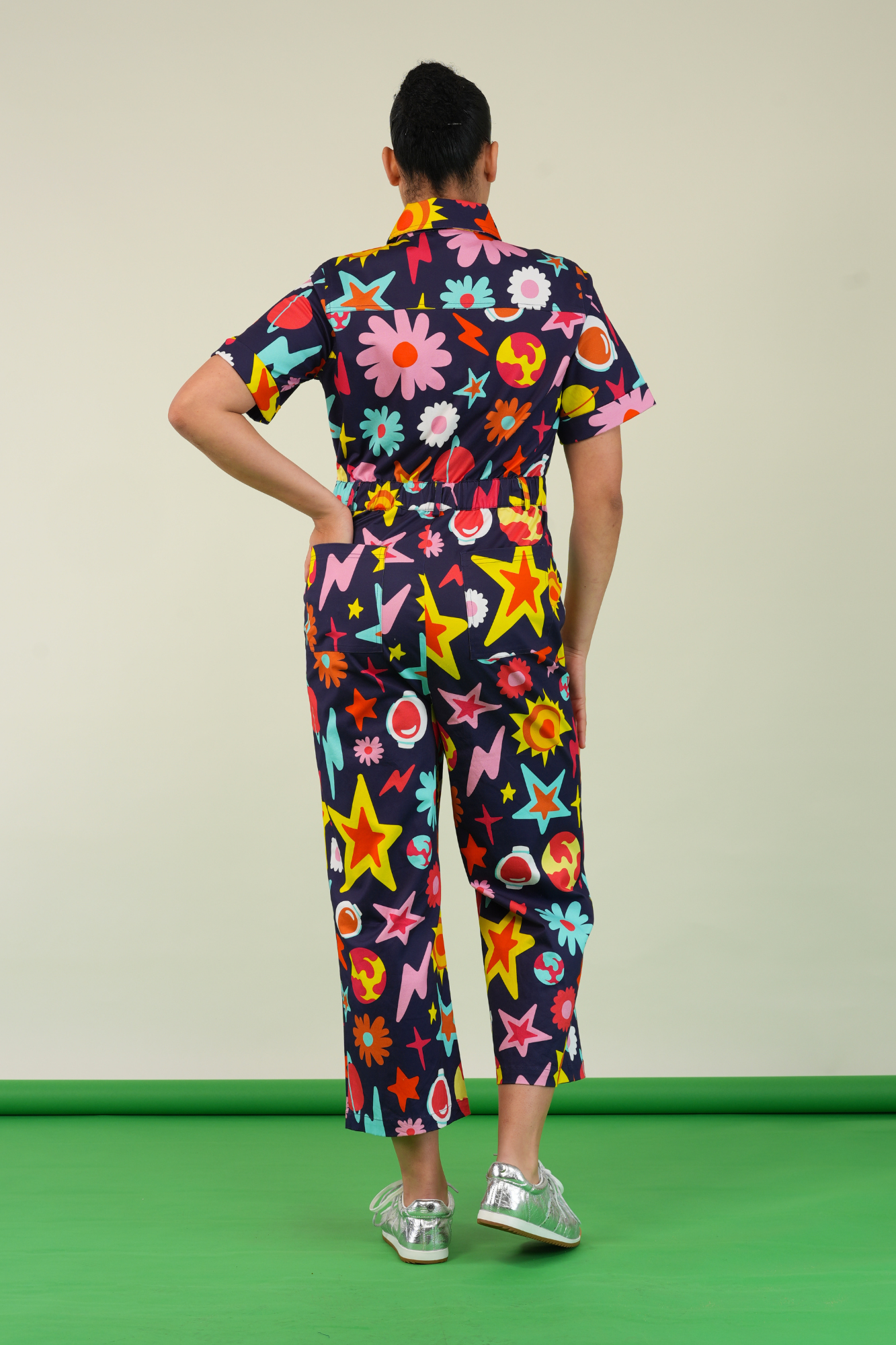 Floral Universe Jumpsuit - New Cut