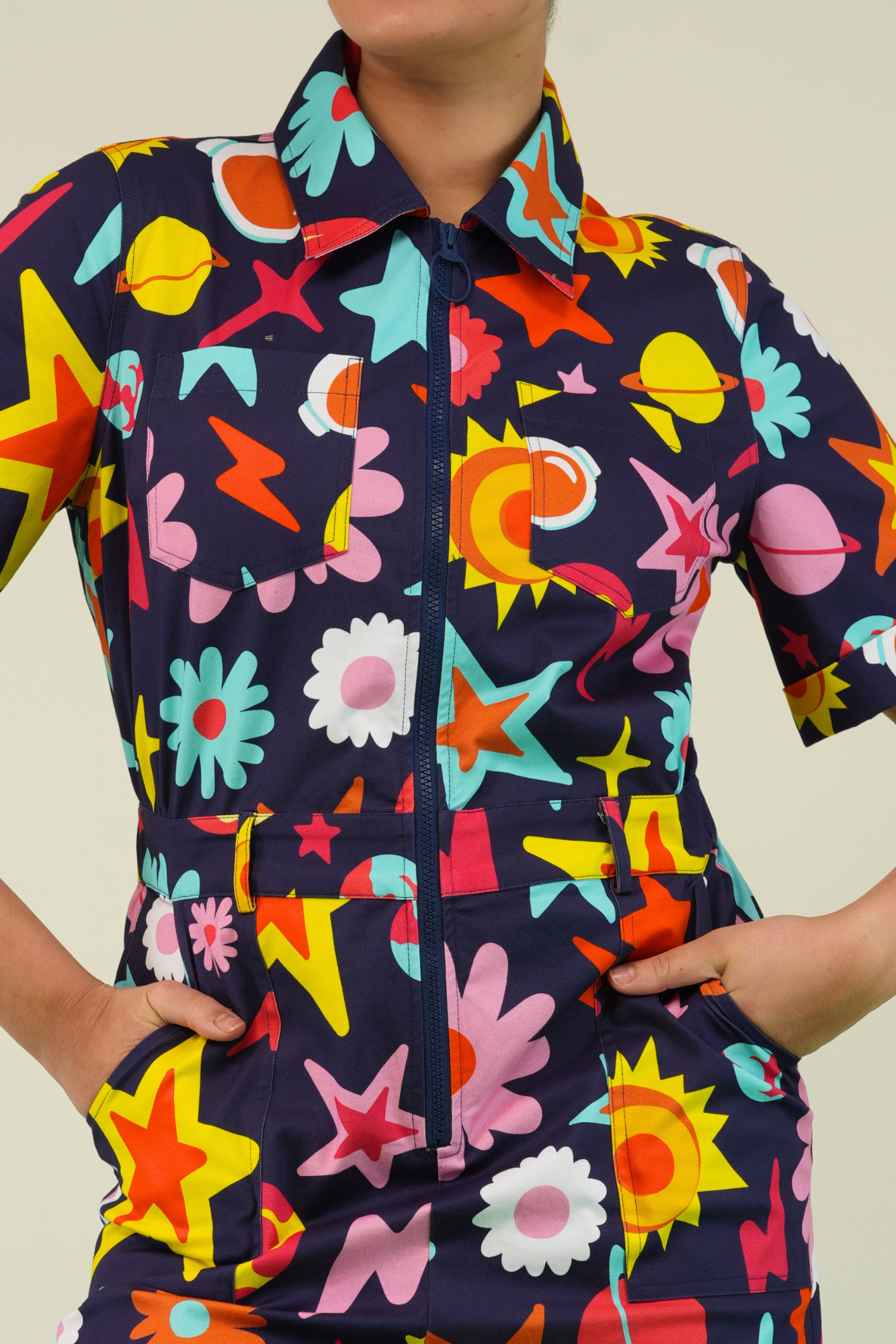Floral Universe Jumpsuit - New Cut