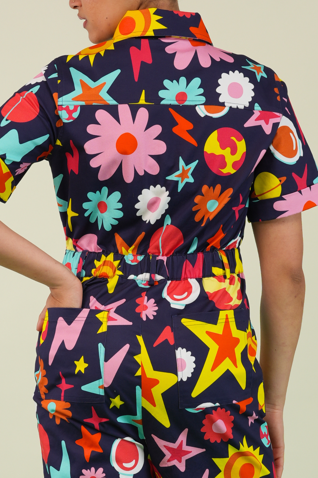 Floral Universe Jumpsuit - New Cut
