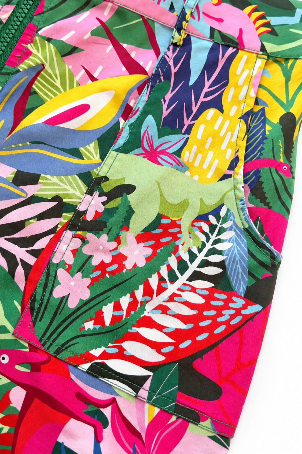 Dino Party Jumpsuit - Cropped Fit