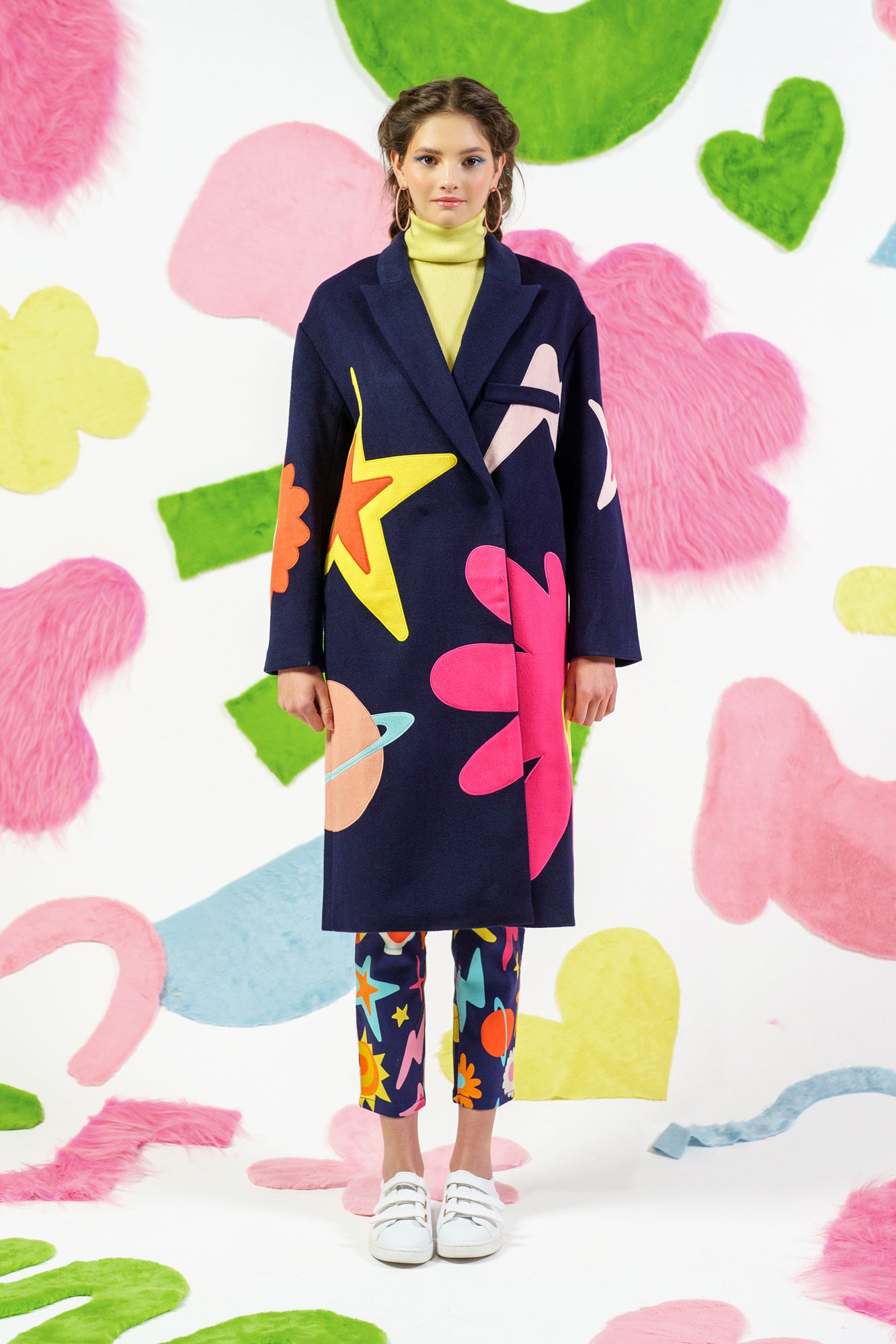 Floral Universe Coat