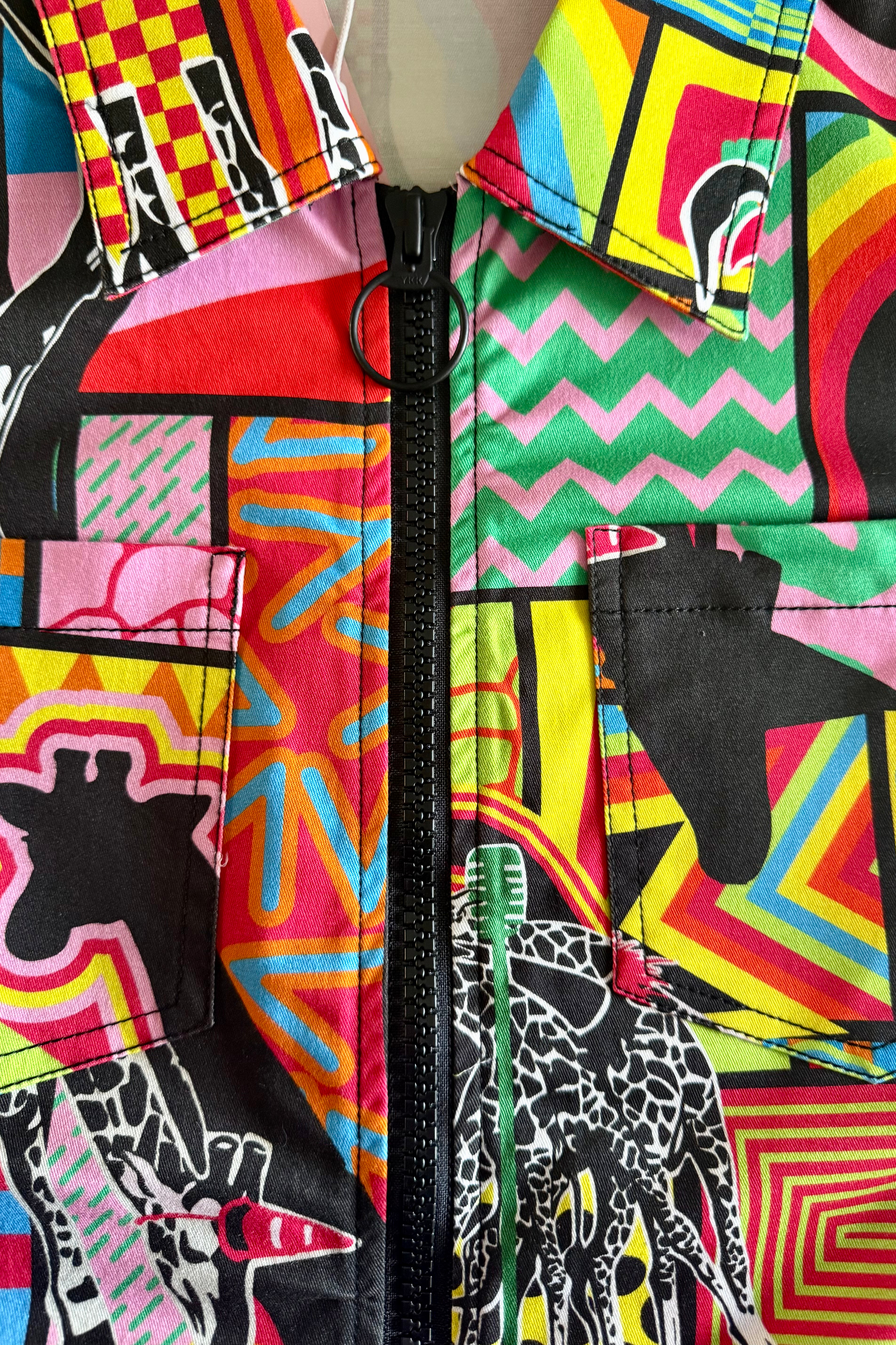 Giraffe-Topia Jumpsuit - Cropped Fit