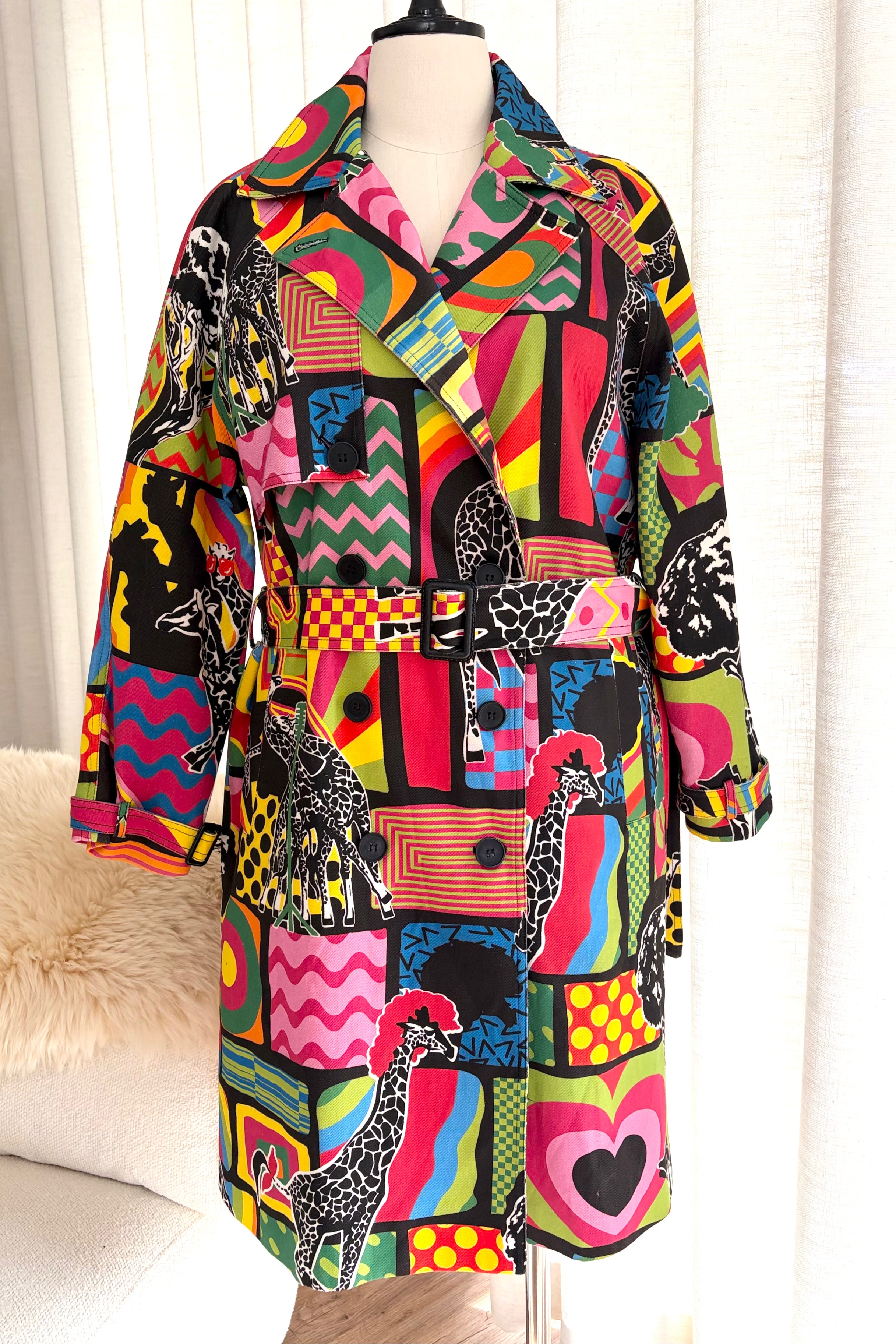 Giraffe-Topia Trench Coat - Oops Edition AU 12-14