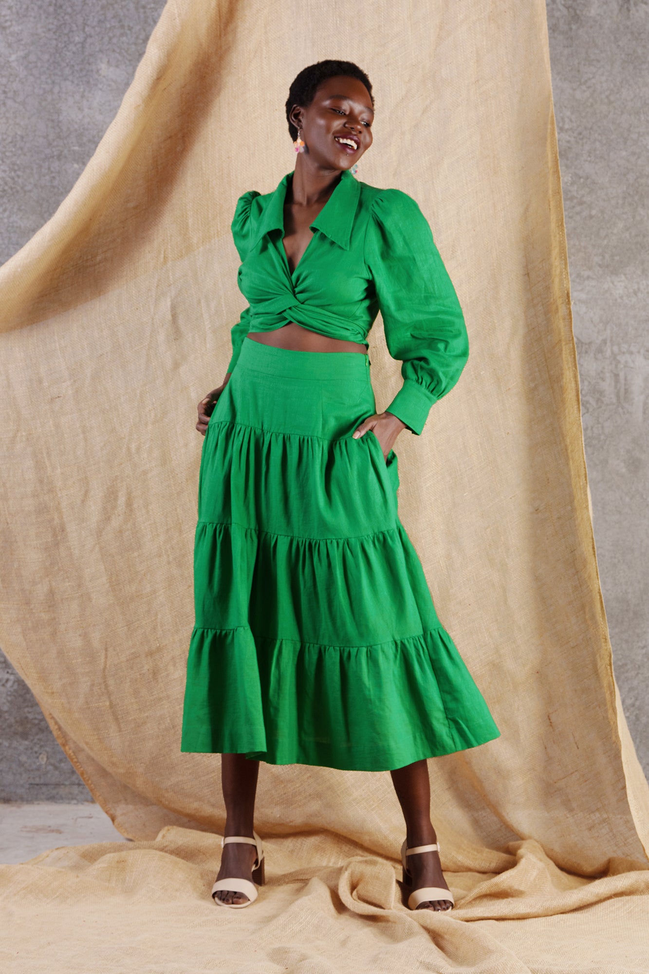 Green maxi sales skirt australia