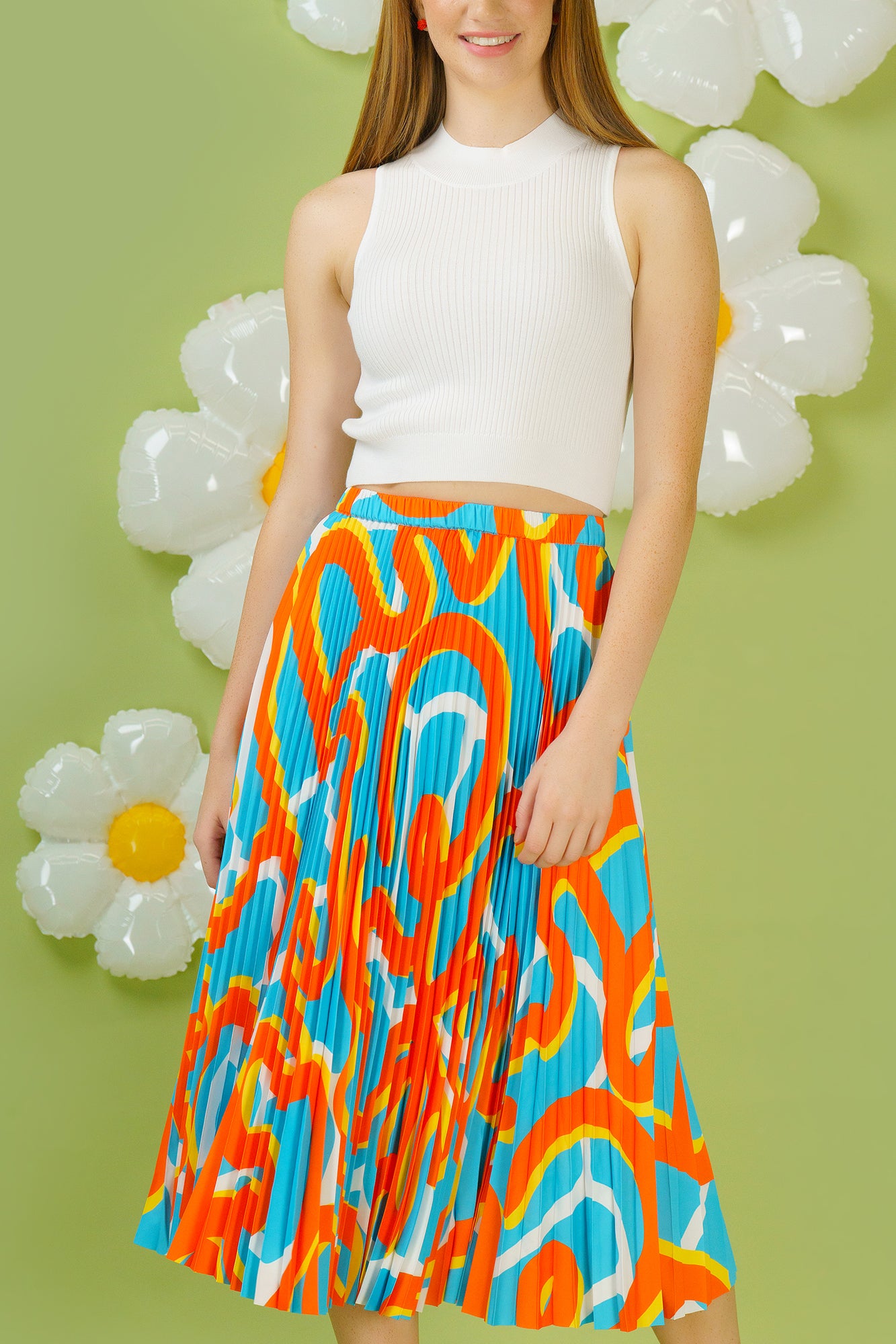 Colorful skirt sales
